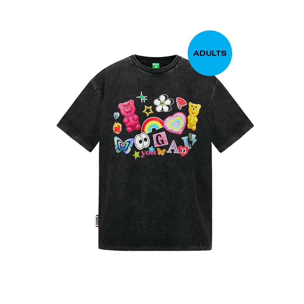 (DROP 9) STICKER CLUB T-SHIRT (ADULTS)