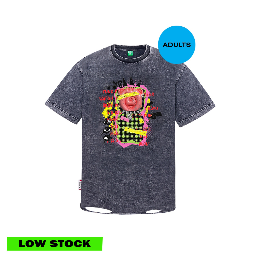 (DROP 2) BLIND PUNK BEAR T-SHIRT (ADULTS)
