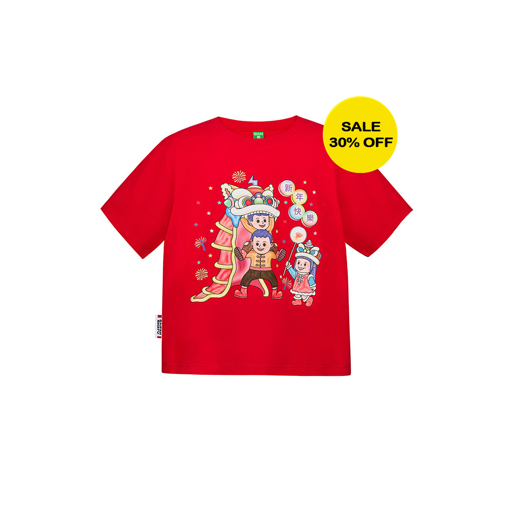 (DROP 3) HAPPY LION DANCE TEE (KIDS)