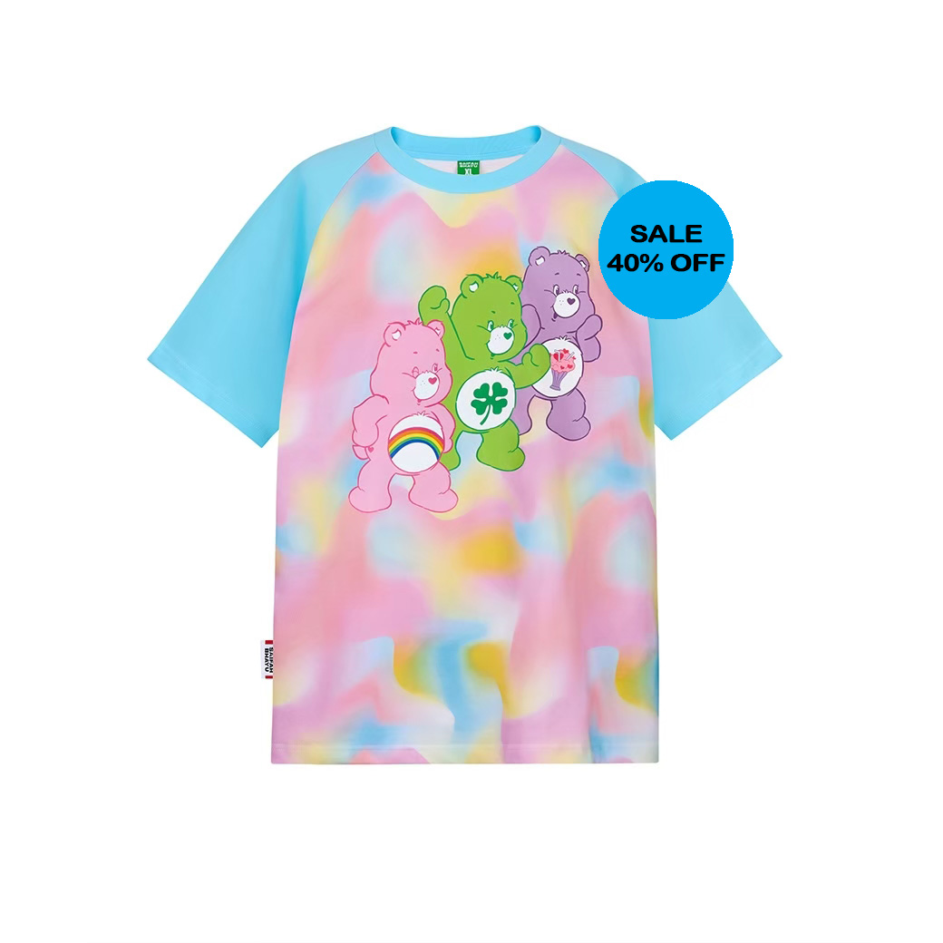 MILKY BEAR PLANET RAGLAN TEE (ADULTS)